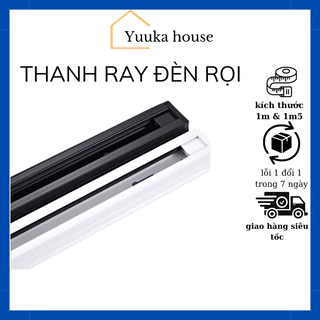 Thanh Ray Đèn Rọi 1m Và 1,5m, Ray Đèn Trang Trí Cửa Hàng/Quán Quần Áo