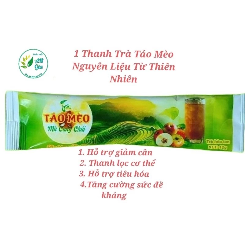 1 Thanh Trà Táo Mèo Uống Thử ,Trà Táo Mèo Giảm Cân Nguyên Liệu Tự Nhiên ,An Toàn Hiệu Quả