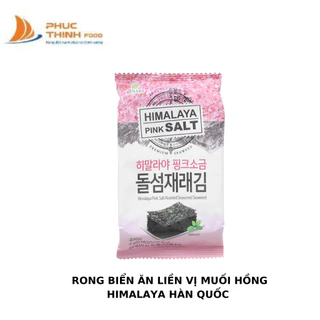 [HÀNG TẶNG KÈM KHÔNG BÁN] Rong Biển Muối Hồng Himalaya Ăn Liền ( 3 gói * 4g/ 1 lốc)