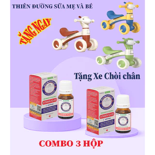 Combo 3 hộp BioAmicus Vitamin D3K2MK7 Bao Kép 10ml