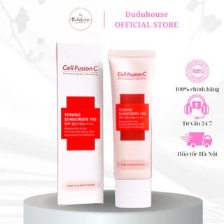 Kem Chống Nắng Cell Fusion C Brightening Tone Up Sunscreen 100 SPF50+/PA ++++ Duduhouse