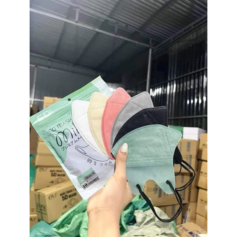 khẩu trang 5d mickey túi zip thùng 100c