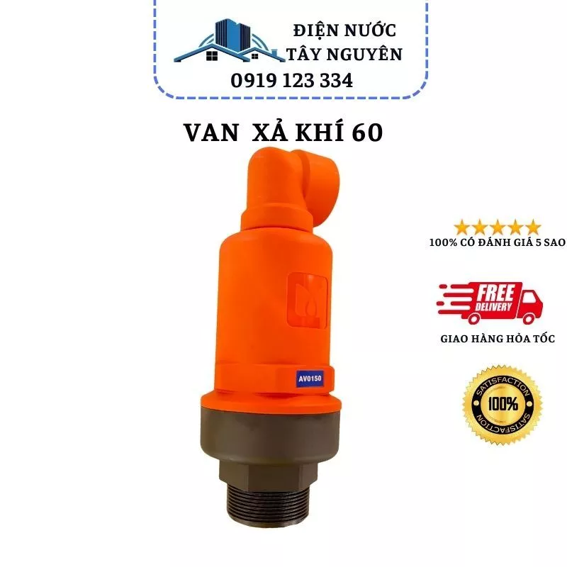 Van Xả Khí Ø60 Ø49 Ø34 Ø27 Dùng Trong Xả Khí Hệ Thống Tưới Nhỏ Giọt💦, Tưới Gốc - Hàng Cao Cấp - Điện Nước Tây Nguyên