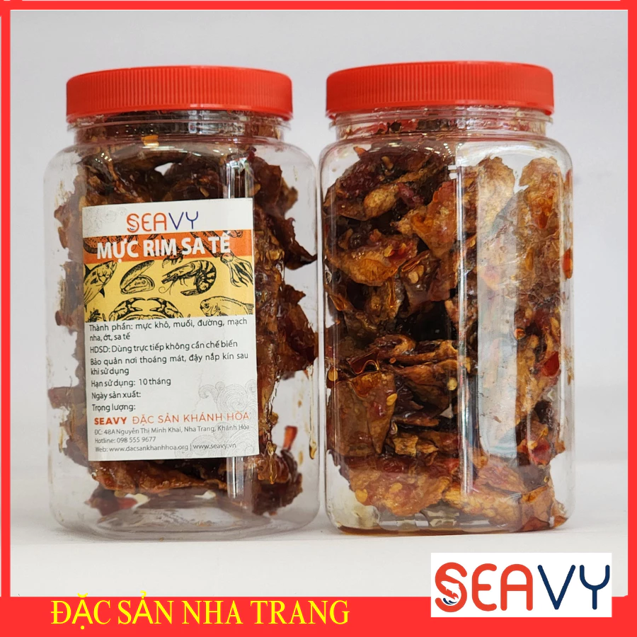 Mực Rim Sa Tế Nha Trang - Cay Dai Đặc Sản, Nguyên Con250g