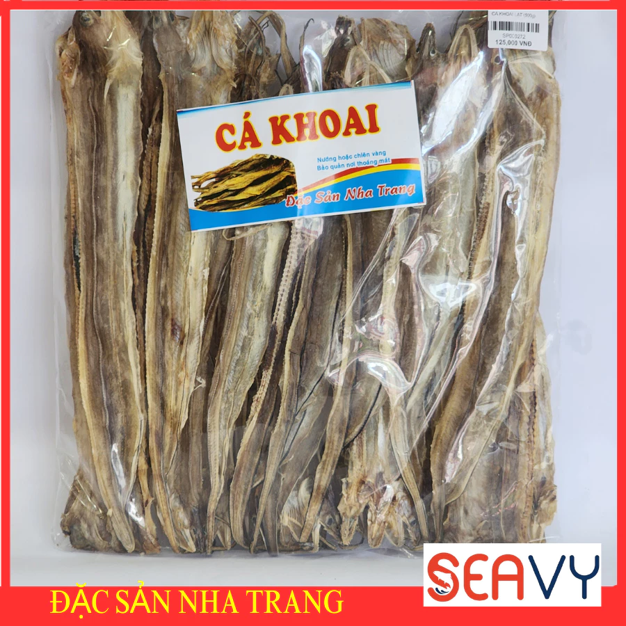 Khô Cá Khoai Lạt 500g Đặc Sản Nha Trang, Cá Khoai Nguyên Con Không Tẩm Gia Vị Chiên Nướng Kho Ngon