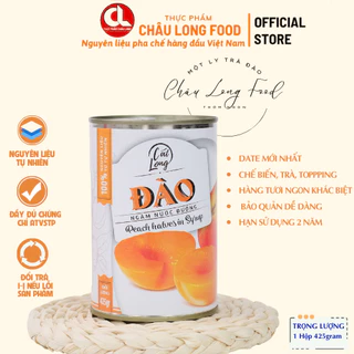 Đào Ngâm Nước Đường Asia Home Lon 425g/ 565g