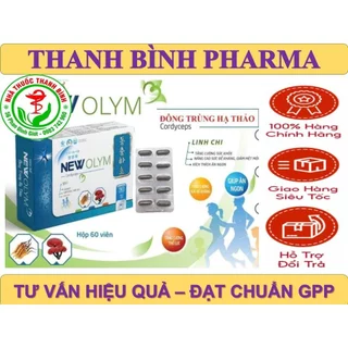 VIÊN BỔ NEW OLYM-BỔ SUNG ĐÔNG TRÙNG HẠ THẢO-VITAMIN VÀ KHOÁNG CHẤT GIÚP TĂNG CƯỜNG SỨC KHỎE-GIẢM MỆT MỎI-KÍCH THÍCH ĂN N