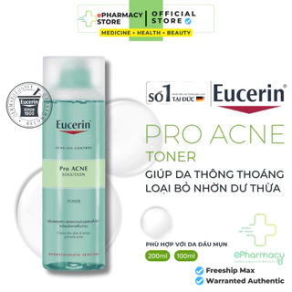 Toner EUCERIN Pro Acne cân bằng da cho da nhờn mụn