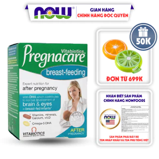 Vitamin Tổng Hợp Cho Phụ Nữ Sau Sinh Pregnacare Breast-Feeding cung cấp dưỡng chất có trong sữa mẹ để nuôi bé 84 viên