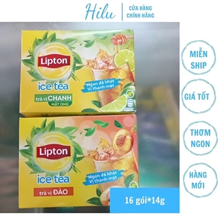 Trà Chanh Đào Lipton 16 gói