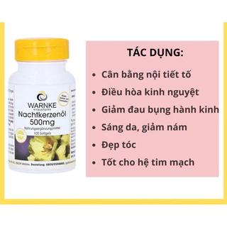 Tinh dầu hoa anh thảo Warnke Đức 100v