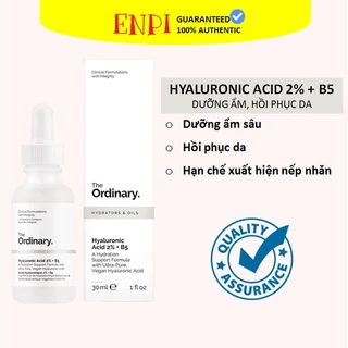 Serum The Ordinary Cấp ẩm hồi phục Hyaluronic Acid 2% + B5 30ml (smi)