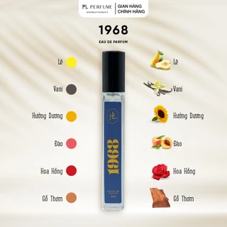 Nước Hoa Unisex 1968 PL PERFUME Dạng Xịt 10ml Mùi Hương Tươi Mát, Quyến Rũ, Lôi Cuốn Hương cũ