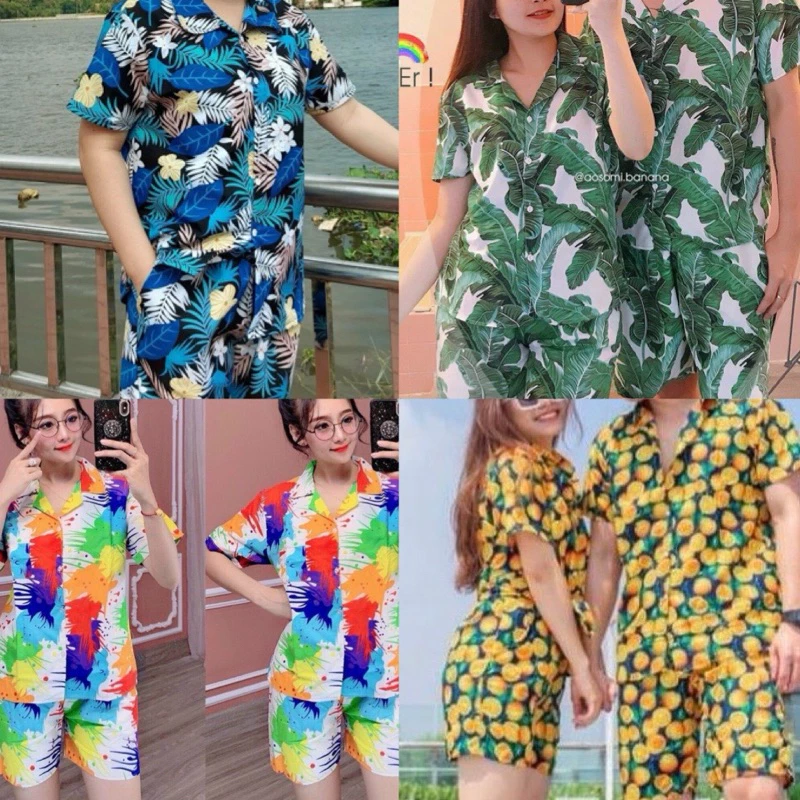 A  ĐỒ BỘ TRÁI CÂY ĐI BIỂN NHÓM GIA ĐÌNH, TRANG TƯƠI SHOP