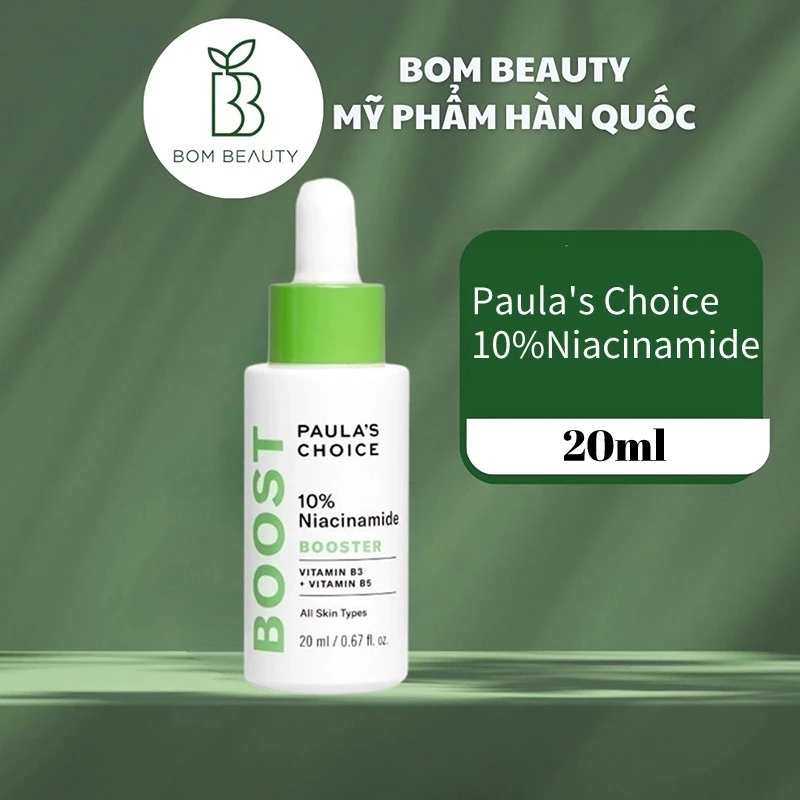 Tinh chất thu nhỏ lỗ chân lông Paula's Choice 10% Niacinamide Booster 20ml mã