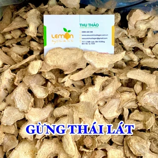 1Kg Gừng lát sấy khô, gừng thái lát thơm cay nồng, làm trà gừng, xông giải cảm, tẩm ướp nấu ăn