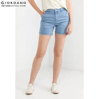 Quần Shorts Jeans Nữ Giordano 05403214