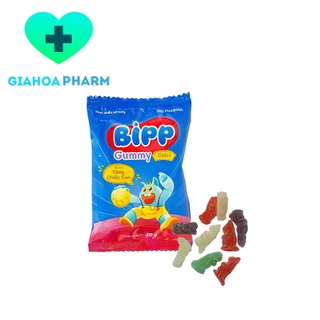 Kẹo dẻo trẻ em Bipp Gummy Calci bổ sung canxi, hỗ trợ phát triển xương & răng, giúp tăng chiều cao cho bé [DHG Pharma]