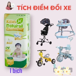 1 bịch tã Kitin Natural, đủ size Dán và Quần