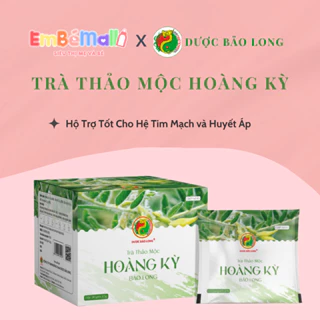 Trà thảo mộc Hoàng kỳ Bảo Long (Hộp 20 gói x 2.5 g)