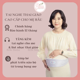 Tai Nghe Thai Giáo Mẹ Bầu ( Tặng tai cho mẹ, list nhạc thai giáo)  Giúp Con Thông Minh Phát Triển Não Bộ Bella Mama