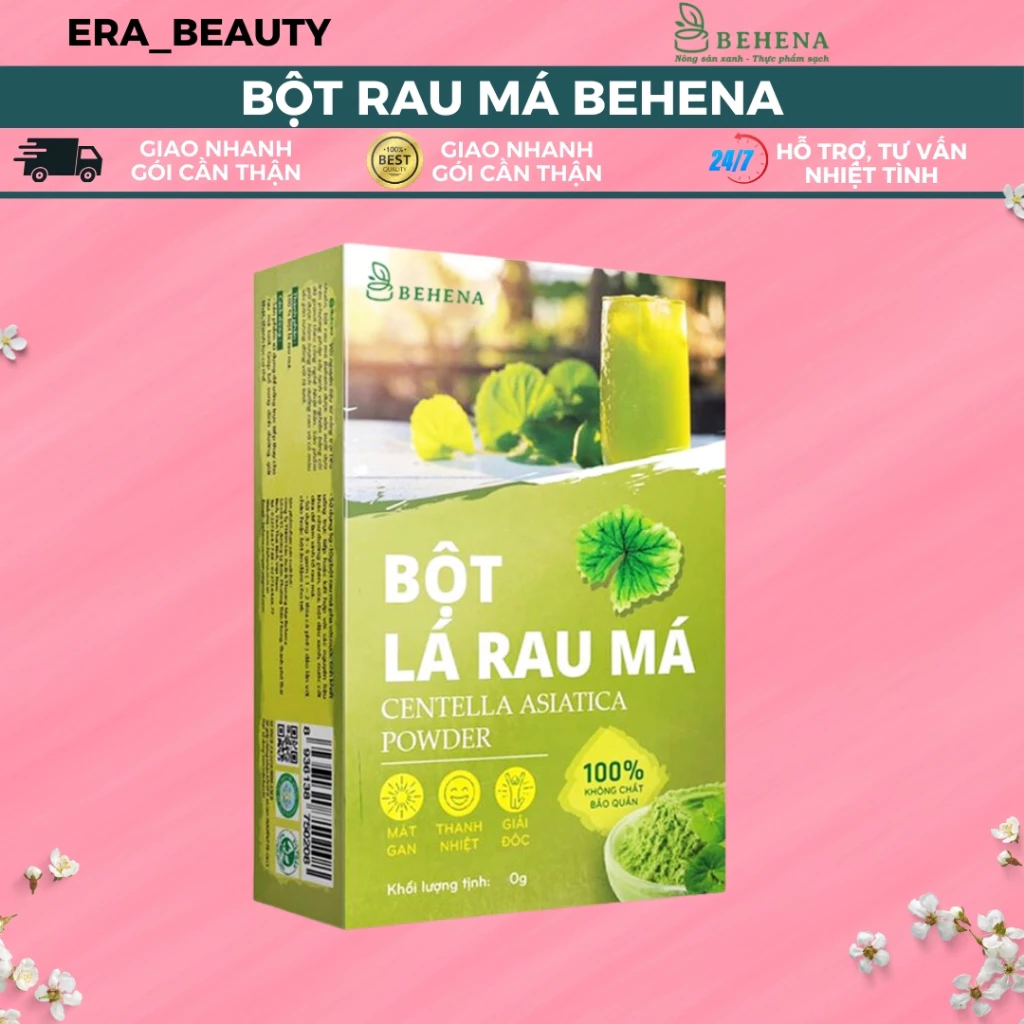 Bột Rau Má Nguyên Chất Behena Sấy Lạnh Hữu Cơ 50g