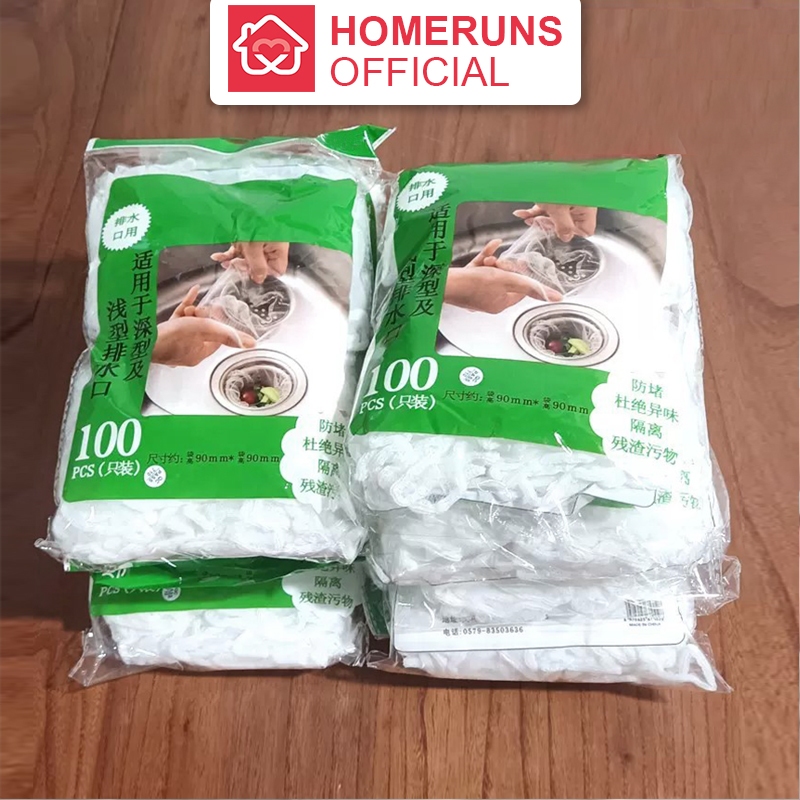 Combo 500 túi lọc rác bồn rửa chén [SIÊU TIẾT KIỆM] #340A x 5 GÓI