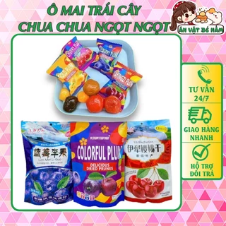 Ô Mai Cherry Việt Quất Chua Ngọt Đủ Vị - Ăn Vặt Bé Nấm