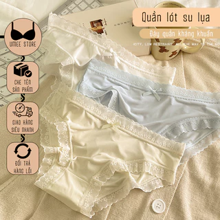 Quần chip nữ su lụa lạnh QL02 lót đáy quần cotton kháng khuẩn