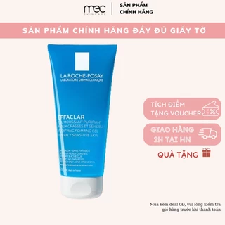 Gel rửa mặt cho da dầu nhạy cảm La Roche-Posay Effaclar Foaming Gel 200ml