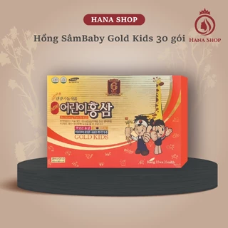 Nước Hồng Sâm Baby Hươu Cao Cổ Kang Hwa Health Red Ginseng Tonic For Kids Hộp 30 Gói Tăng Cường Sức Đề Kháng Cho Bé