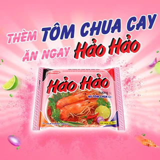 10 gói Mỳ Hảo Hảo tôm chua cay Acecook 75g/gói