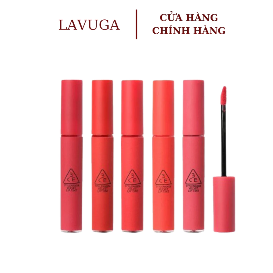 SON 3CE Velvet lip tint (tổng có 28 màu, có 5 màu mới)