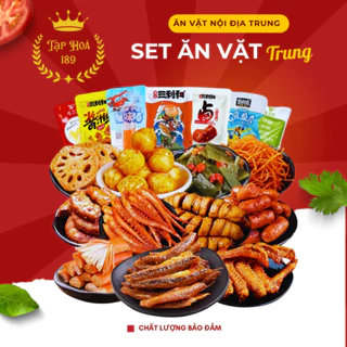 HCM Tổng Hợp Set Gói Ăn Vặt Tứ Xuyên Trung Ngon Hot Có Sẵn - Tạp hoá 189