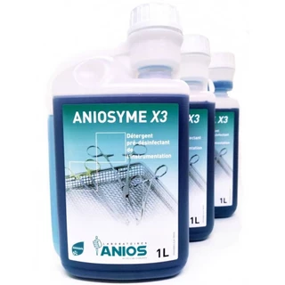 Dung dịch tẩy rửa và tiền khử khuẩn dụng cụ y tế Aniosyme X3 - khử khuẩn enzyme Anios