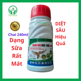 Kosho Chlorfena 240SC Hiệu chim sâu Chai 240ml phòng  sâu xanh, sâu tơ, sâu cuốn lá, rầy xanh, ( Vật Tư Nông Nghiệp HG