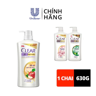 [QUÀ TẶNG KHÔNG BÁN] Dầu gội Clear 48H Sạch Gàu Ngứa 630g