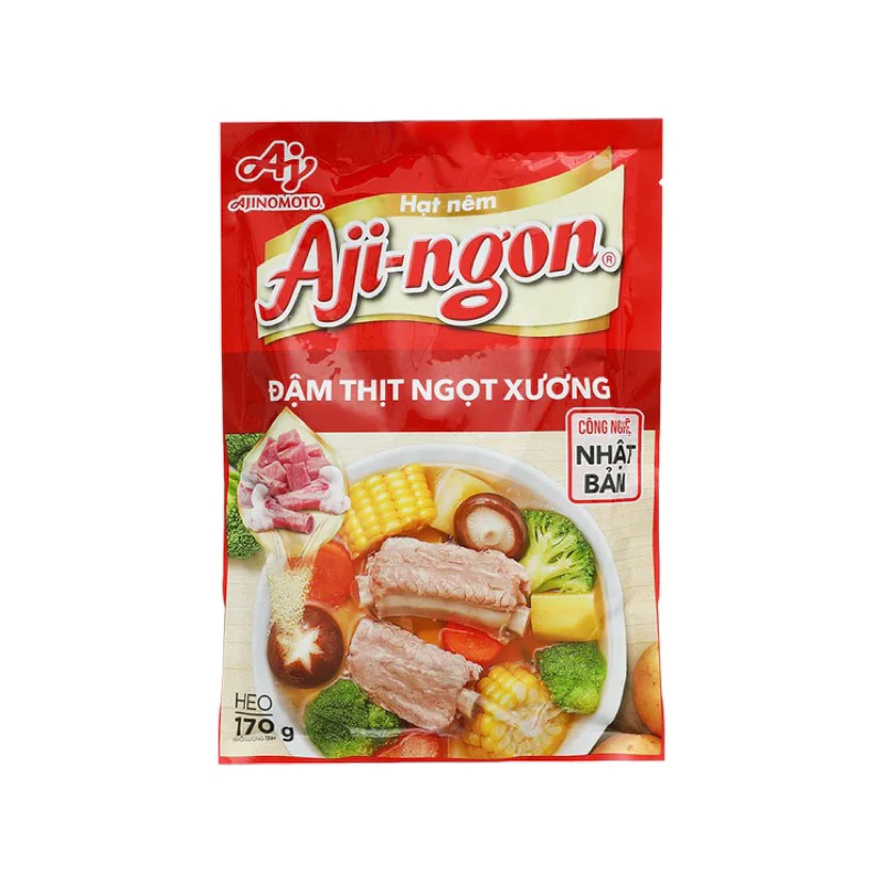 Hạt nêm Aji-ngon vị heo gói 170g