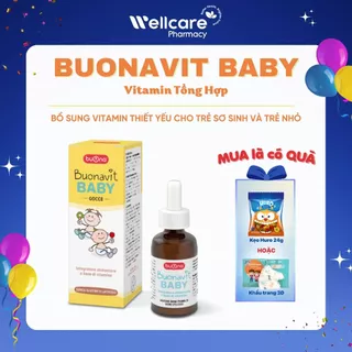 Siro BuonaVit Baby [Chính hãng] – lọ 20ml Bổ sung Vitamin tổng hợp dành cho trẻ em