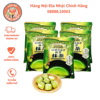 Kẹo UHA Sữa Trà XanhTokuno 58g- Puccho Túi 4 Loại 88G -KANRO Kẹo Sữa Vàng Matcha Latte 70g