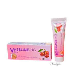 Kem dưỡng môi VASELINE - HG Extra Cherry (Tuýp 12g) Giảm nứt môi, khô môi, nứt gót chân, Làm mềm da giúp da mịn màng