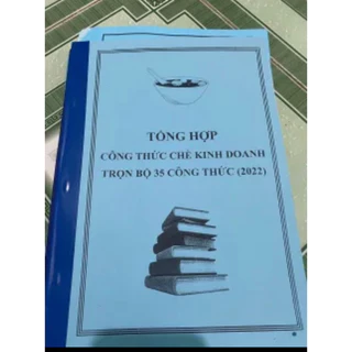 Công Thức Chè Kinh Doanh 35 công thức