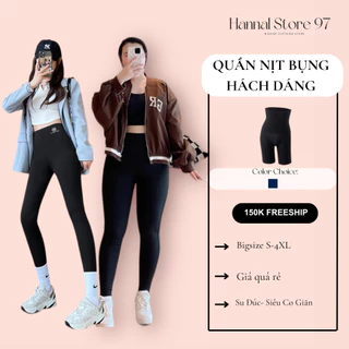 [BIGSIZE S ĐẾN 3XL] Quần Legging su đúc 7.0 nữ vải thun cao cấp 2 lớp, độn mông tôn dáng