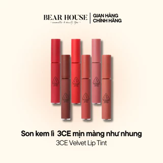 Son Kem Lì 3CE Mịn Màng Như Nhung 3CE Velvet Lip Tint 4g