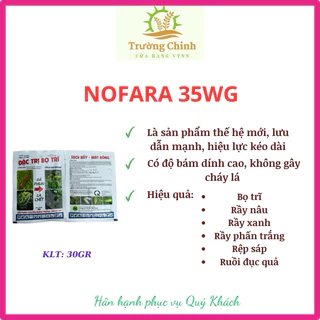 Nofara 35WG - Bọ trĩ, rệp sáp, ruồi đục quả