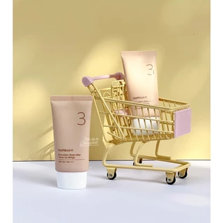 Kem chống nắng nâng tông Numbuzin No.3 Porcelain Base-skip Tone up Beige 3 in 1 SPF50+ PA++++