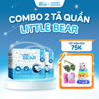 [Kèm Quà Cho Bé] Tã bỉm quần đóng đêm Little Bear - Nữ hoàng bỉm đêm chính hãng, chống trào 12h