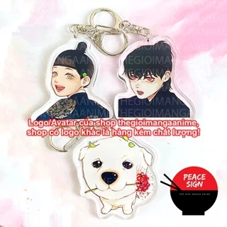 Móc khóa in hình QUỶ DẠ KHÚC The Ghost's Nocturne nhiều mẫu manhwa anime chibi mica trong acrylic dễ thương