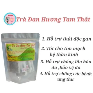 Trà Đàn Hương Tam Thất, Hỗ Trợ Giải Độc Gan, Tốt Cho tim Mạch, Hỗ Trợ Làm đẹp Da, Sáng Da, Nguyên Liệu Thiên Nhiên