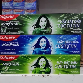 Kem đánh răng Colgate MaxFresh Ngừa sâu răng hương TRÀ XANH 180g